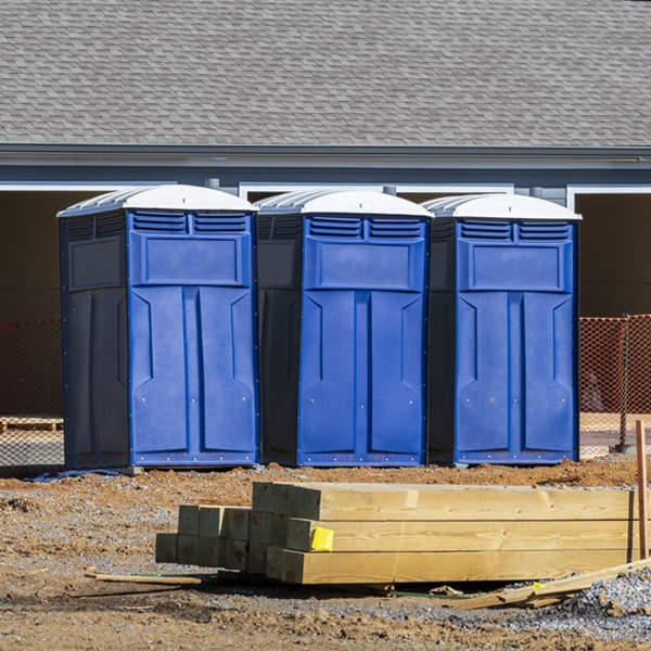 do you offer hand sanitizer dispensers inside the portable toilets in Bethesda